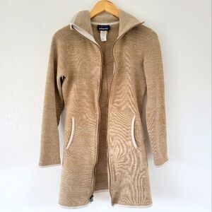PATAGONIA women's full-zip better sweater long coat women's size small b…